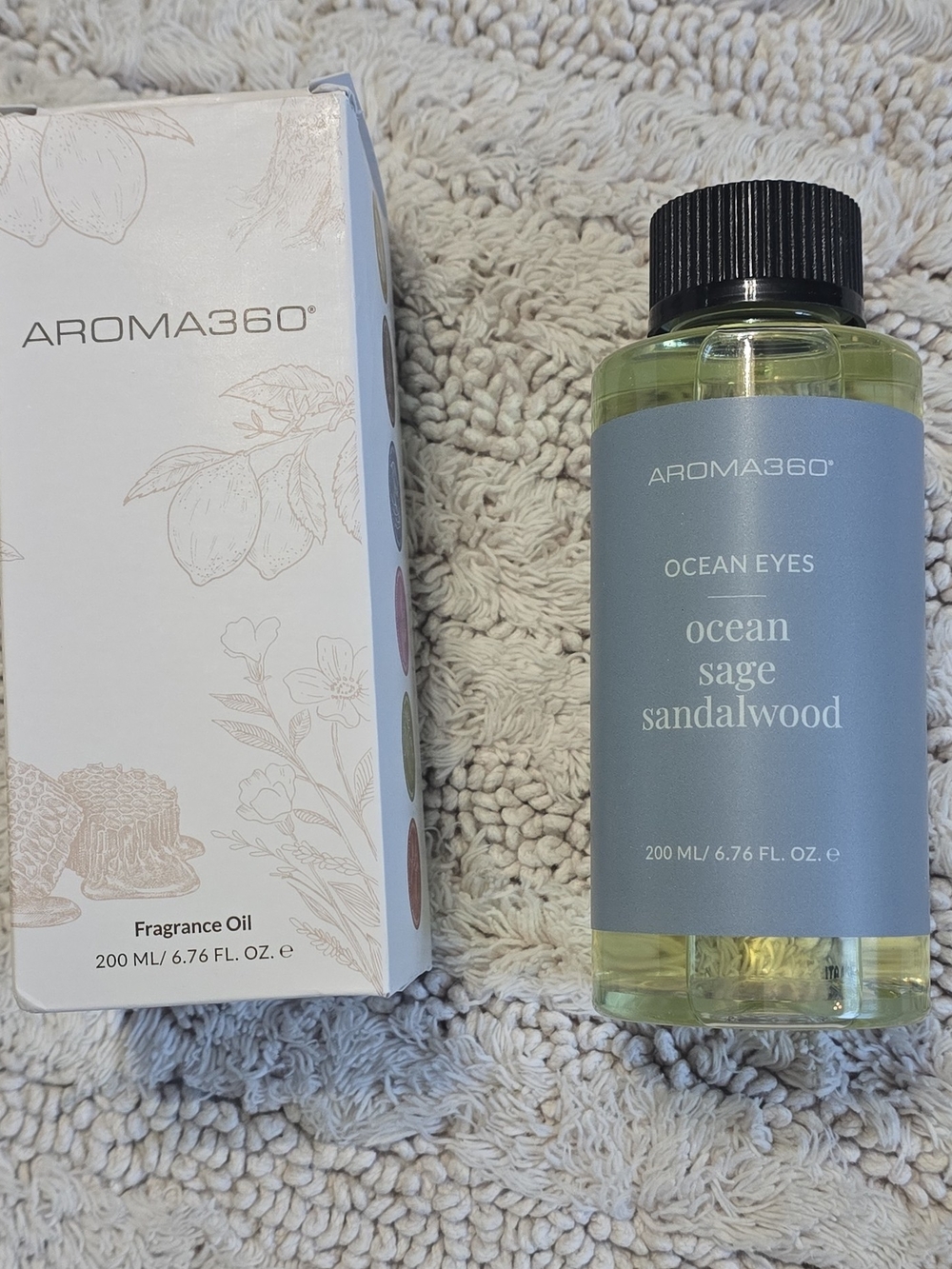 Aroma360 Ocean Eyes Fragrance Oil - Ocean Sage Sandalwood (Blue)